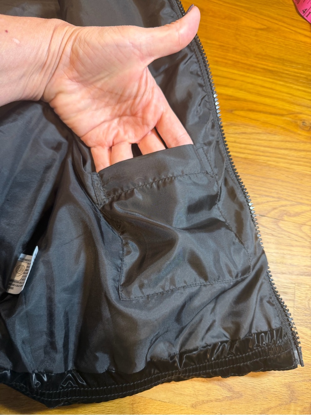 wild fable Shiny Black Puffer Vest - Picture 10 of 10